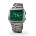Metalic Jade Silver Digital Watch