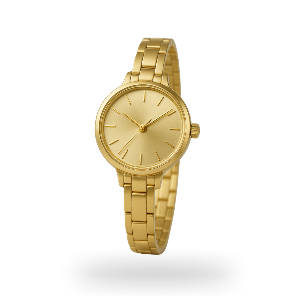 Slim Gold Women Classic Watch