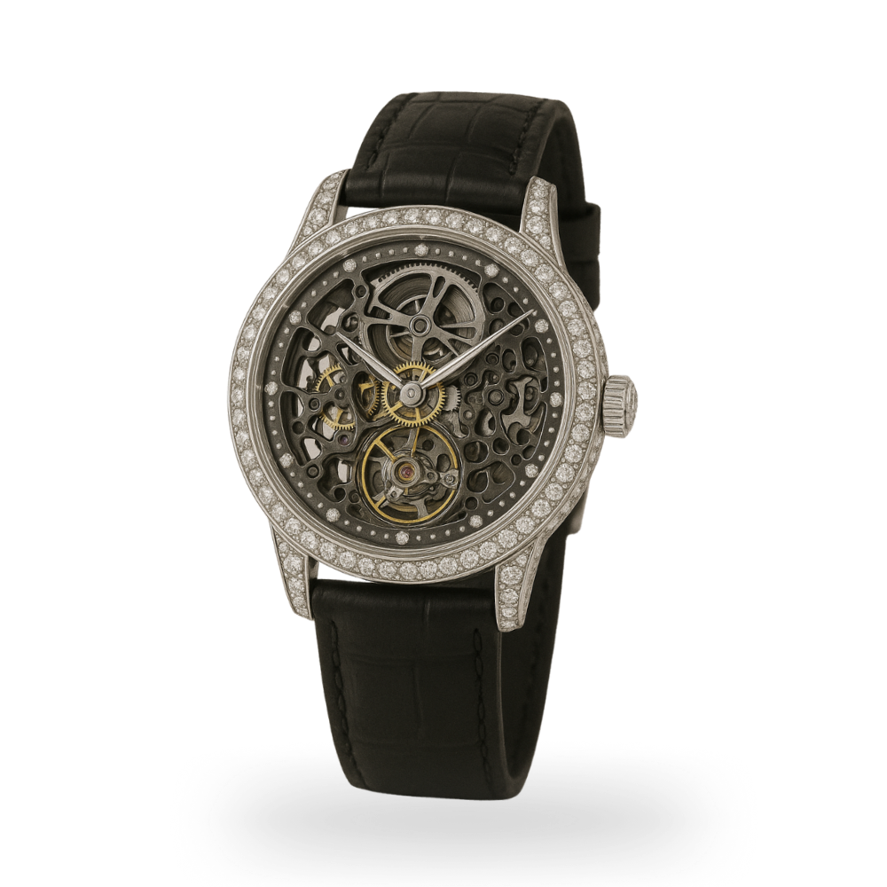 Skeleton Watch Black